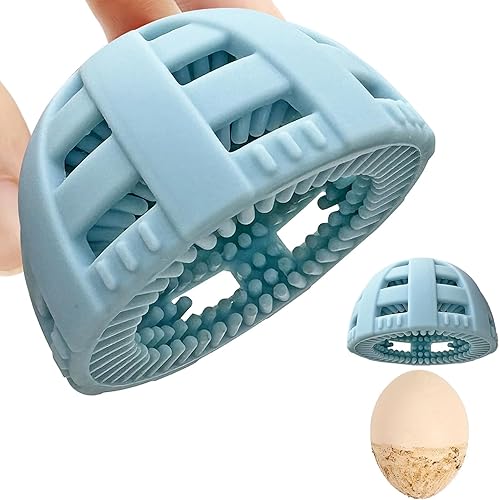 FOCUSIN Cepillo para lavar huevos frescos, herramientas de limpieza reutilizables, cepillo de silicona para lavar huevos de aves de corral (1