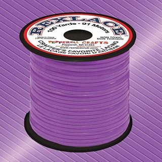 Rexlace Plastic Lacing .0938"X100yd-Neon Purple