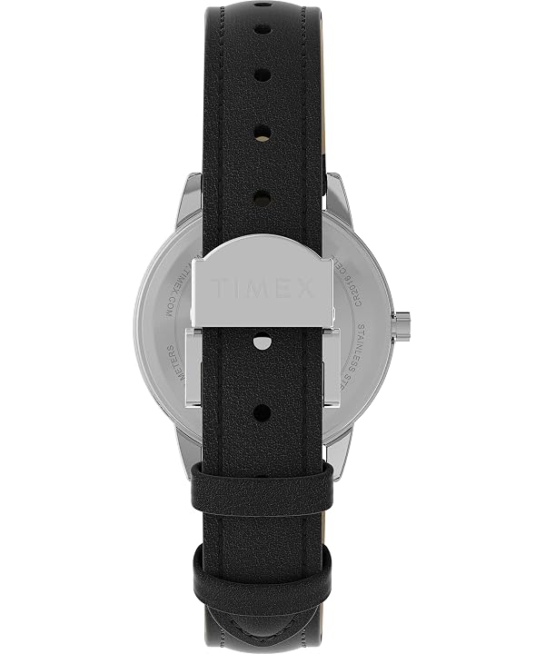 Timex Women's Easy Reader 30mm Watch - Black Strap White Dial Silver-Tone Case by Timex - Used condition - Image 3