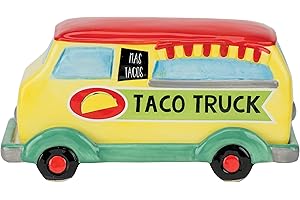 Boston Warehouse Taco Truck Covered Butter Dish