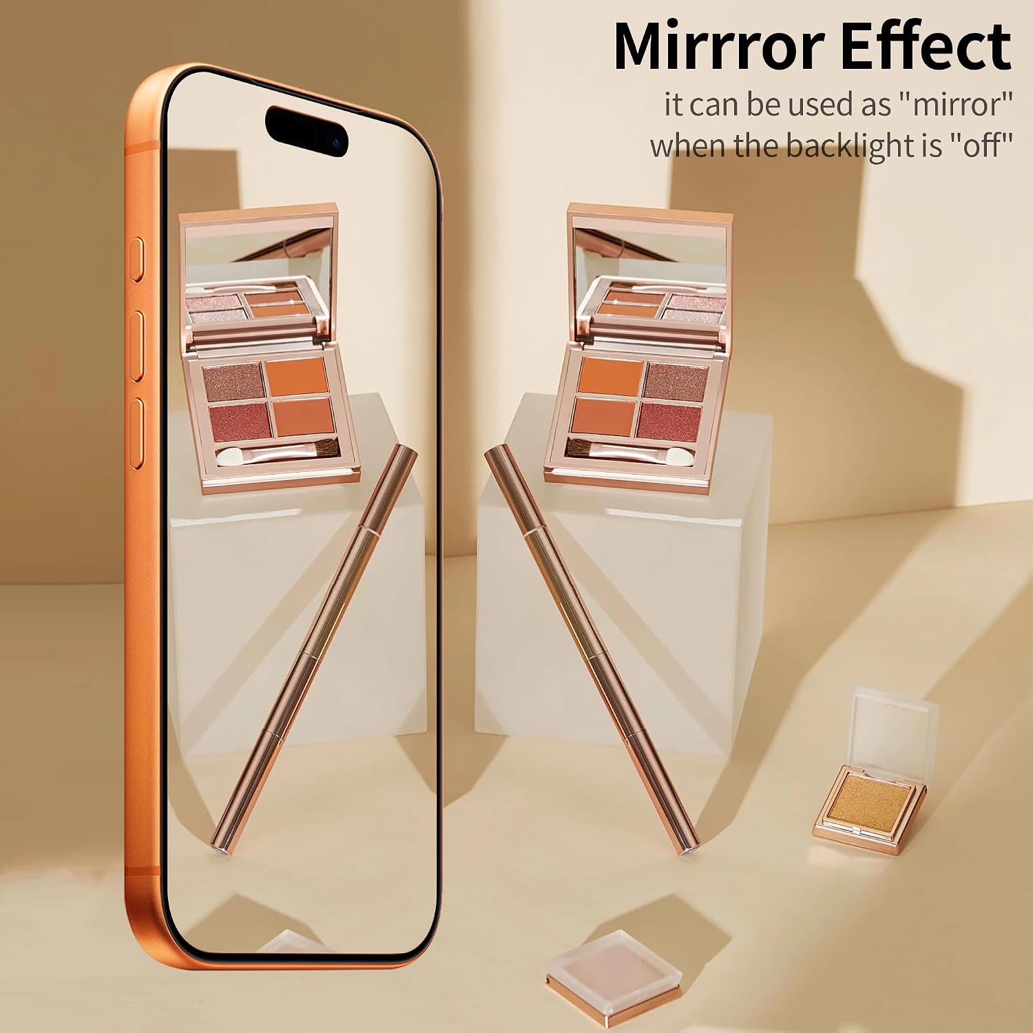 2 Pack Mirror Screen Protector for iPhone 17 Pro Max Privacy Tempered Glass Mirrored Effect Anti-Spy Easy Installation Frame Full Coverage Shatterproof Anti-Scratch Anti-Bubble (6.9 inch Silver)