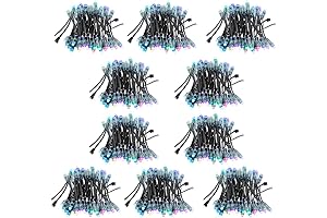 RGB Pixel Mega Tree, 12mm Diffused Node RGB Light String