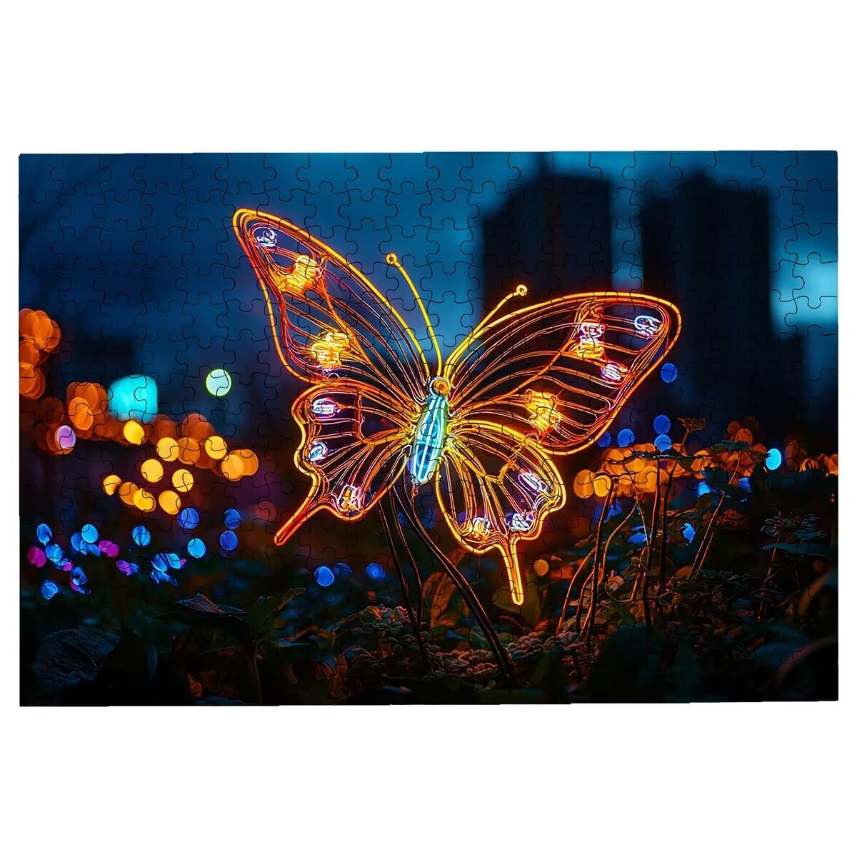 Puzzle 1500 sztuk motyl drewniane puzzle sen klasyczne puzzle wyzwanie dla całej rodziny, zabawki puzzle litery na plecach, oryginalne prezenty dla mężczyzn wystrój -2397