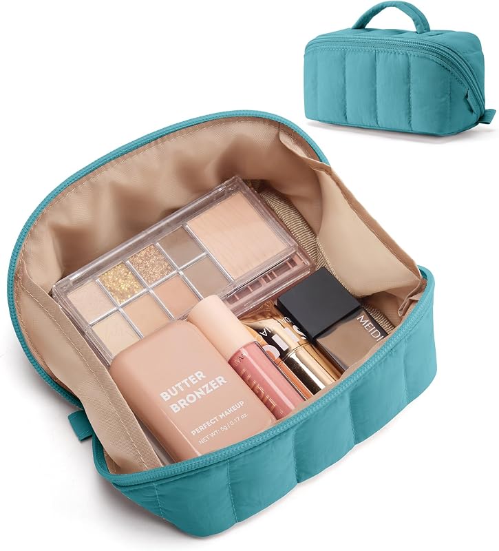 Necessaire pequena de maquiagem BAGSMART, modelo mini, Teal