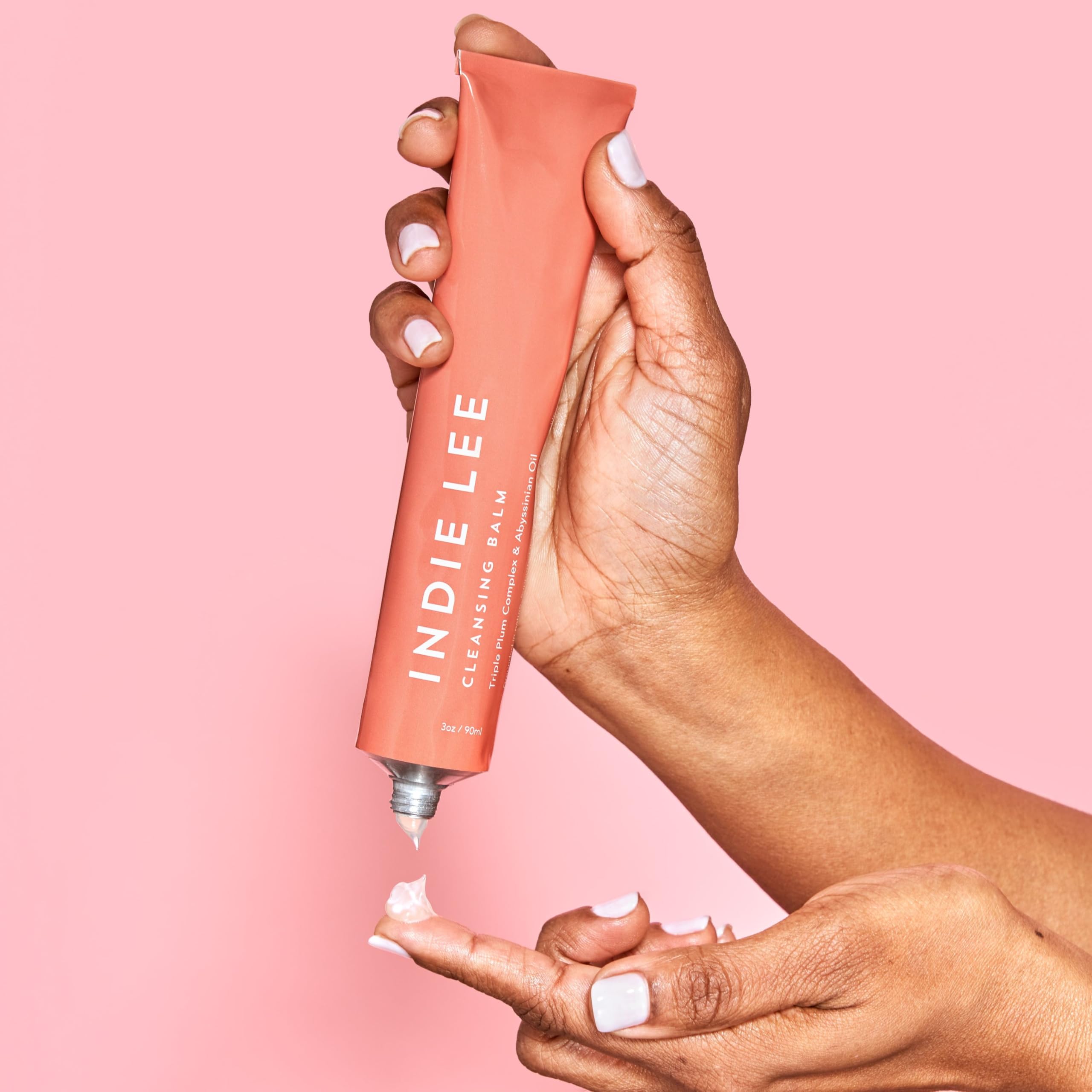 Indie Lee Cleansing Balm Makeup Remover - Oil Based Cleanser with Vitamin C, Kakadu Plum & Acerola Fruit to Melt Away Makeup & SPF, Boost Skin Radiance & Reduce Visible Signs of Aging (90ml)