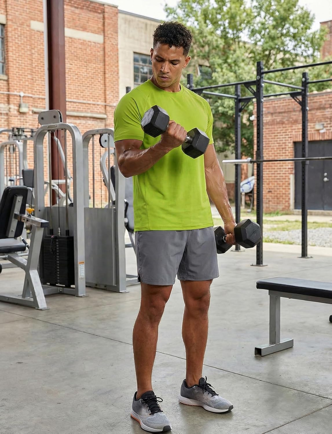 Zengjo Running Shirts for Men Quick Dry Performance T-Shirt Moisture-Wicking Athletic Tee for Gym Workout Training - Image 5