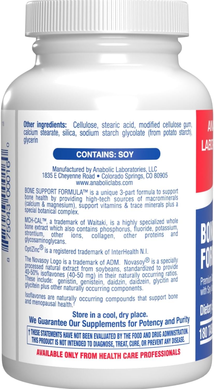 Clinical Calcium Complex Bone Supplement - Restorative Calcium Magnesium Zinc D3 Supplement for Bone Health Strength & Density Support with Antioxidant Bioflavonoids - High Absorption - 30 Servings