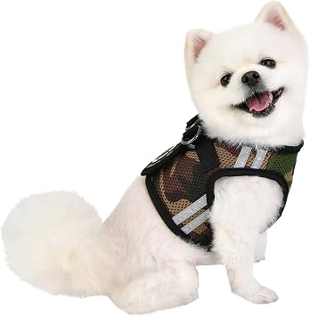 Puppia Soft Vest Harness Pro - Camo - S