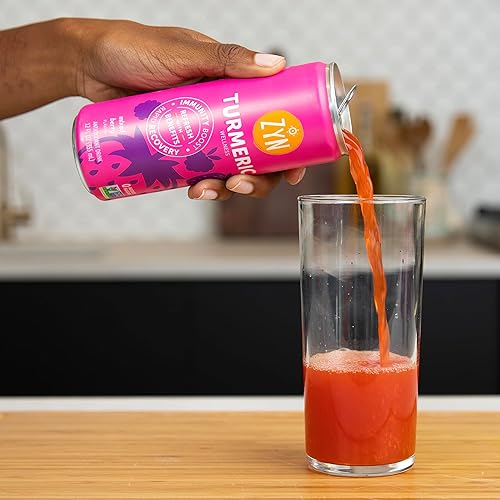 Miniatura 8 de ZYN Bebida para la salud intestinal, bebidas saludables con vitamina C, zinc y curcumina de cúrcuma, recuperación muscular, apoyo inmunológico,