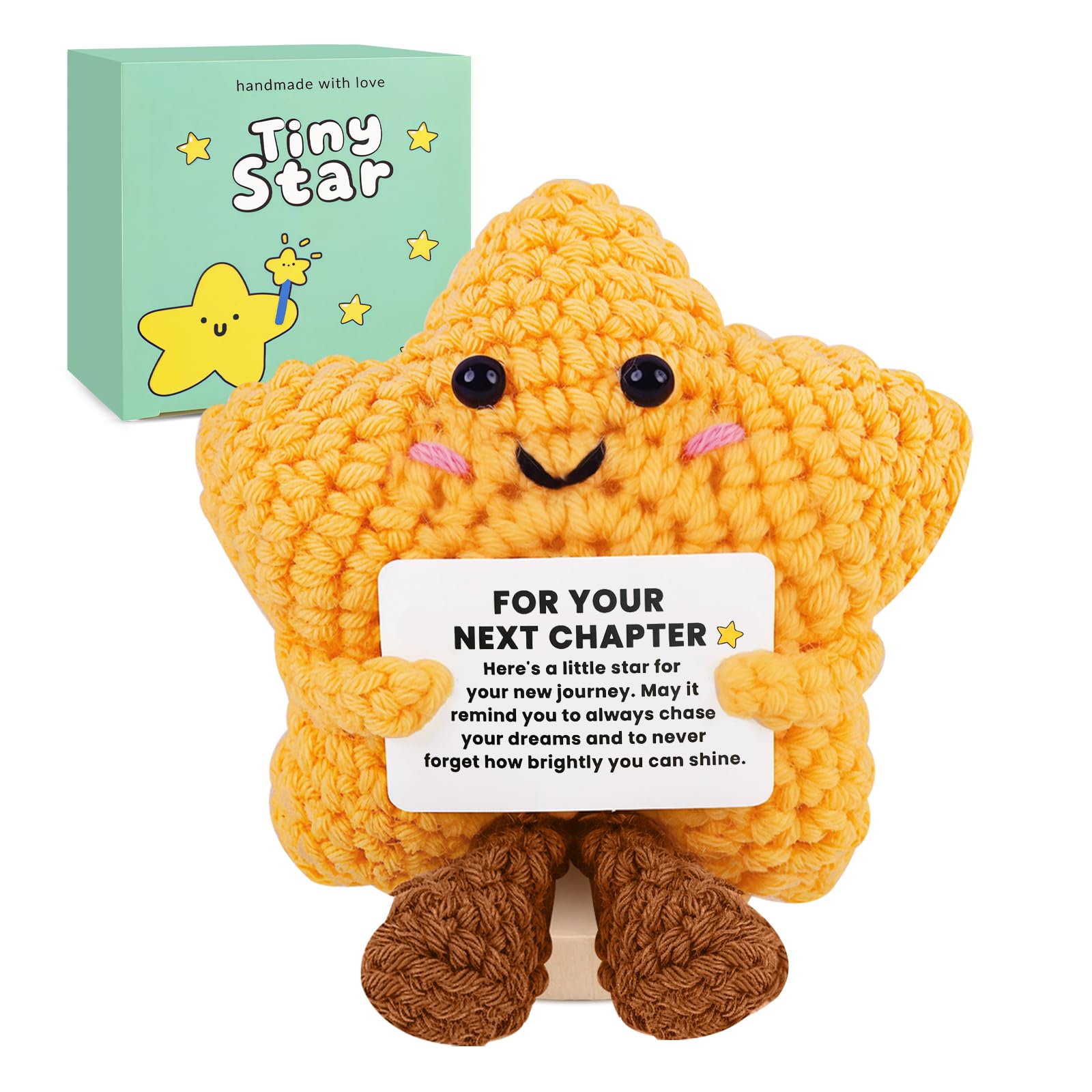 Welcome To Your New Chapter - The Star Crochet Gives Them The Best Wishes Yellow Next chapter