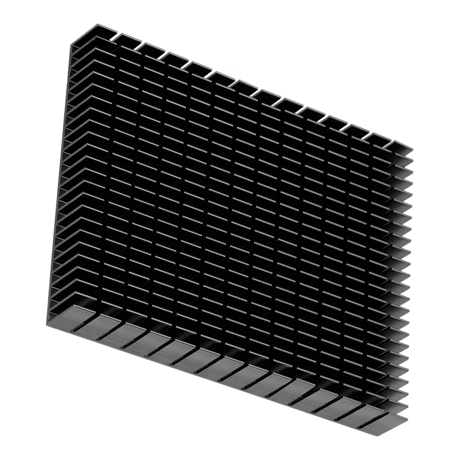 Dissipatore in Alluminio per CPU e Amplificatore, 150x120x20mm | Raffreddamento per PCB ad alta , conduttività termica ottimizzata, radiatore anodizzato, componenti elettron