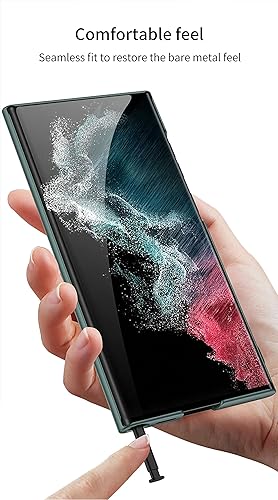 Miniatura 2 de Funda para Samsung Galaxy S22 Ultra, funda magnética ultradelgada con soporte magnético, soporte de carga inalámbrica, funda para Samsung Galaxy S22