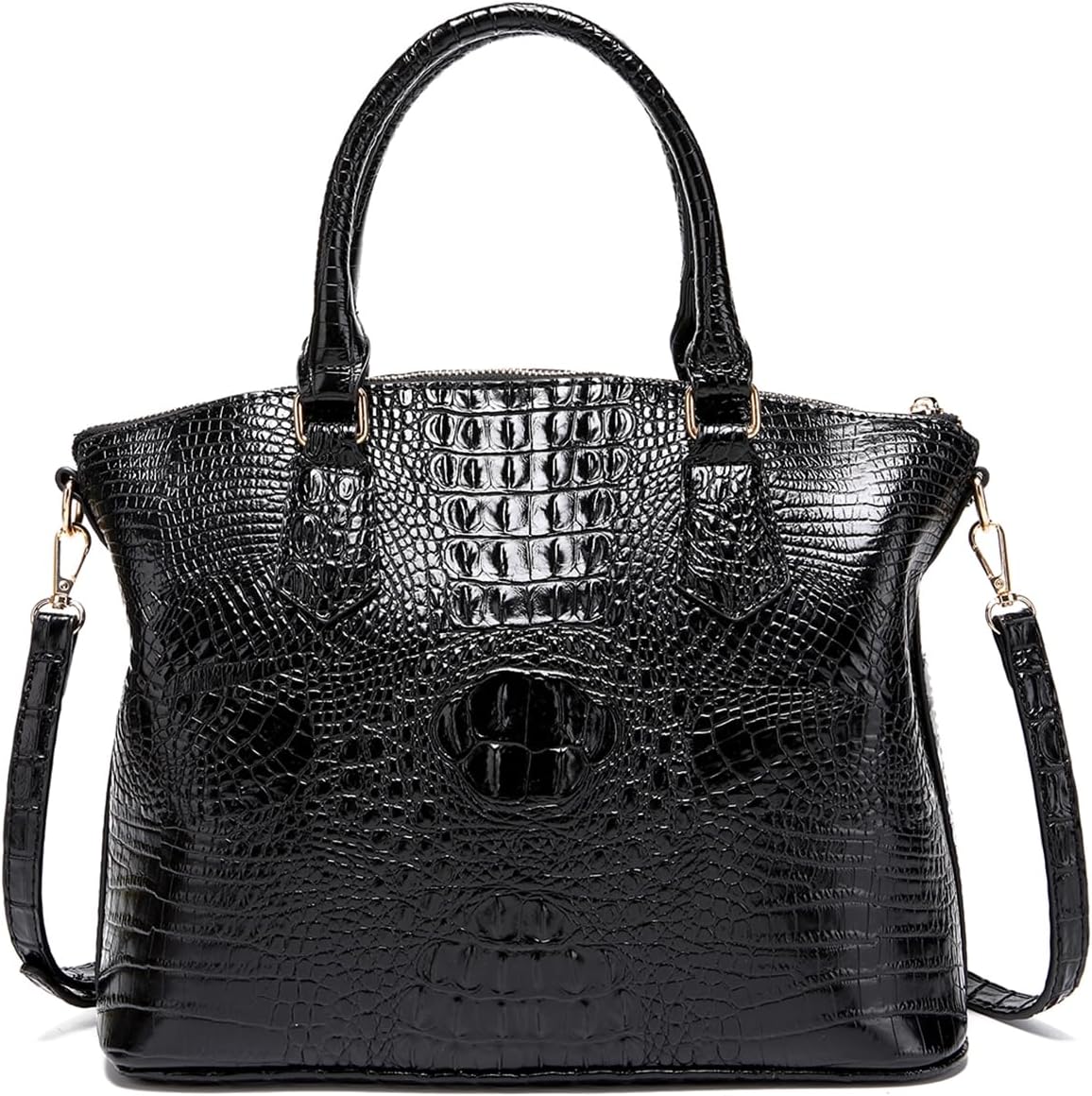 Crocodile Handbag Women Purse Satchel Bag Crossbody Classy Tote Bag Top Handle Vegan Leather Ladies Handbag purses - Image 6