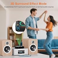 Vista 6 de 1Mii B06Ultra Bluetooth 5.3 Receiver with LDAC for Hi-Res Wireless Audio, HiFi Bluetooth Audio Adapter w/Audiophile DAC, 3D Surround aptX HD Low