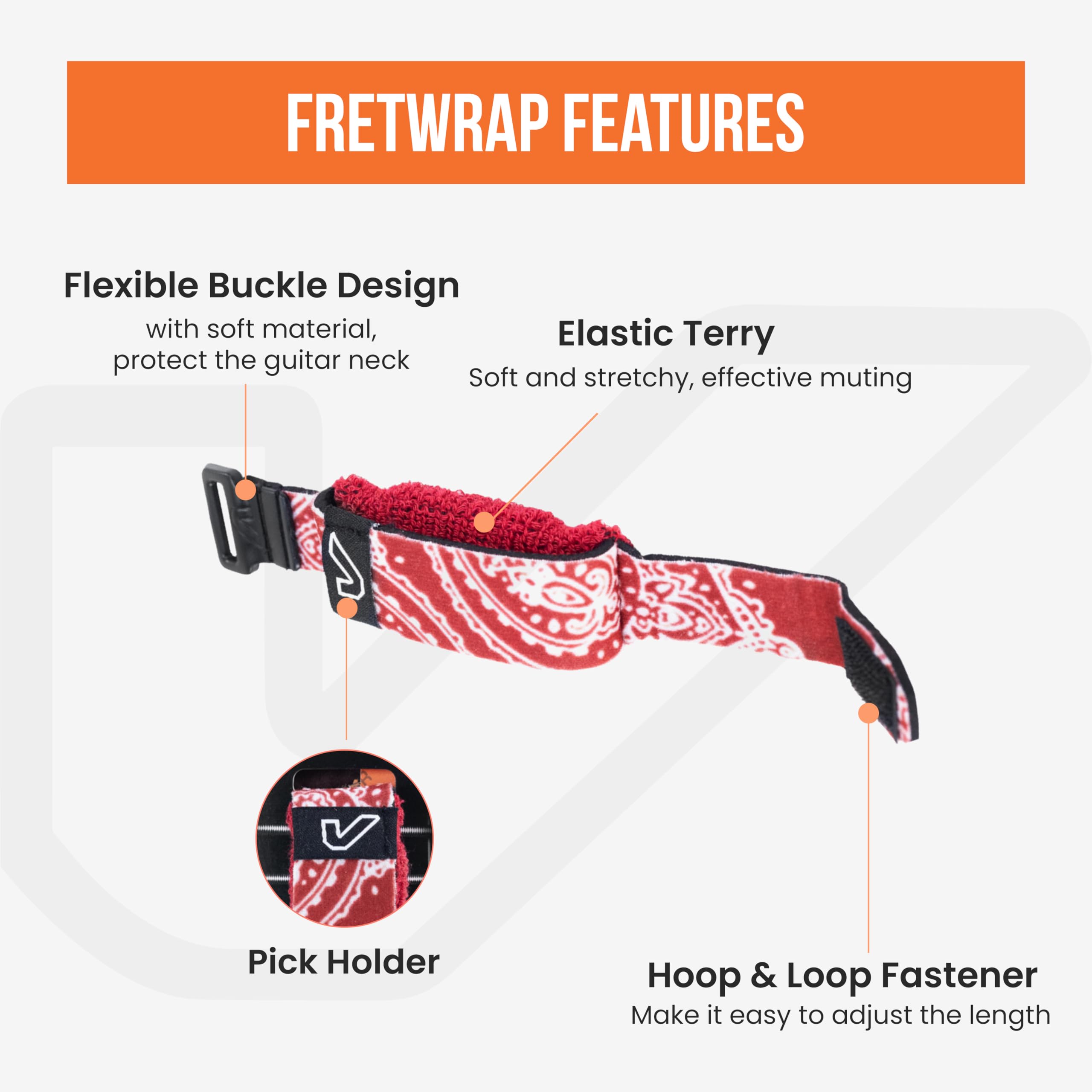 Amazon | Gruv Gear グルーブギア FretWraps FW1-BNR-SM フレット