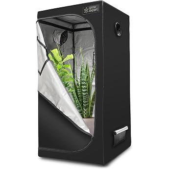 Premium Grow Tent, High-Quality 1680D Fabric, Diamond Reflective Inside, Strongest Zips, Ultra Tight and High Grow Tent, EZ-V