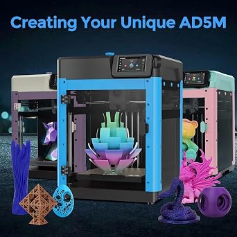Adventurer 5M 3D Printer Multi-Color Printing Intelligent Filament System One-Click Auto Leveling Group Control(Adventurer 5M)