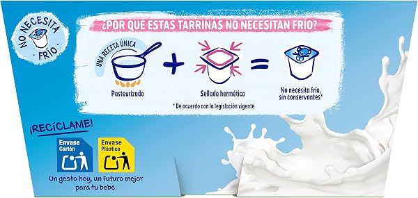 YOGOLINO NESTLÉ Natural, a partir de 6 meses, Pack de 6 (4x100g), Fórmula mejorada - 4