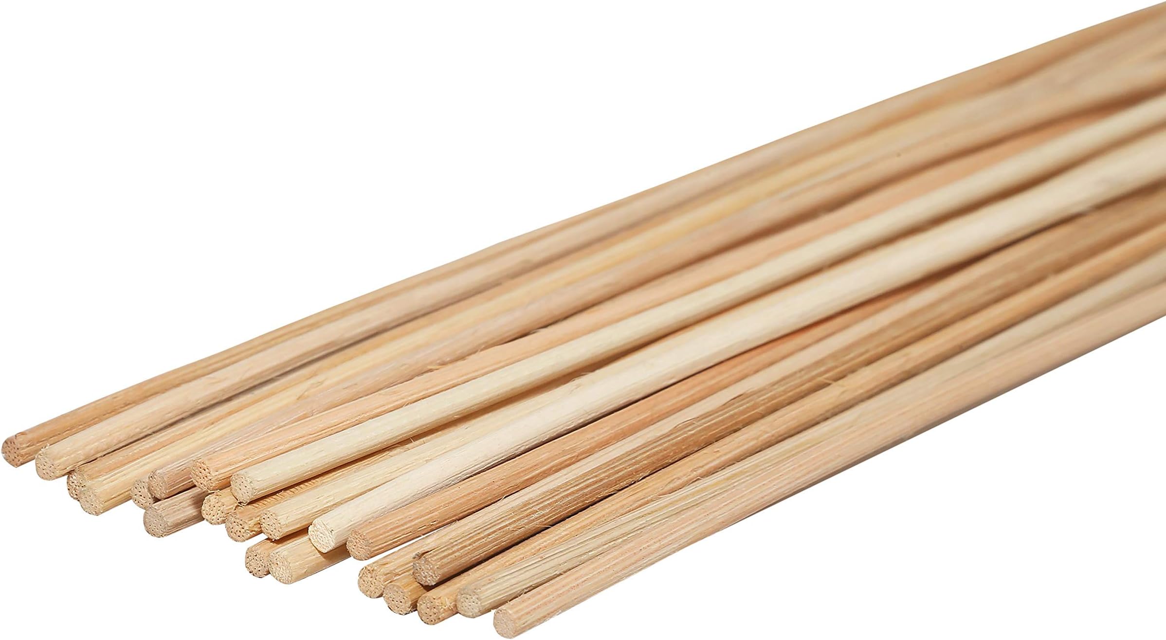 PEFSO - 60 PCS Reed Diffuser Sticks, Set of Natural Rattan Sticks, Refill Replacement for Fiber Reed Diffuser Stick, for Essential Oil Diffuser Refills (White/10.3"x2.1"x0.7")