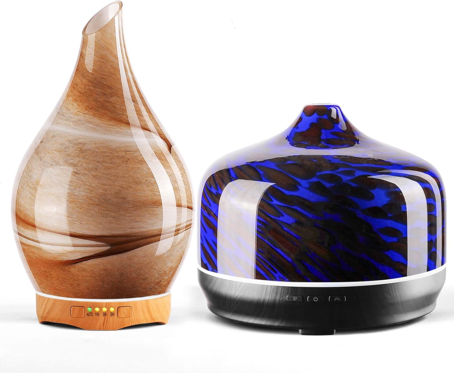 1 Porseme 280ml Desert AladdinVase + 1 Porseme 500ml Cobalt Blue Giant