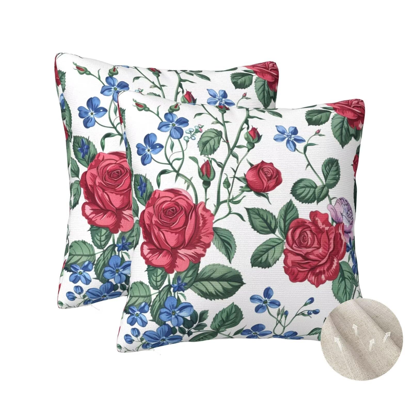 Housse coussin 70x70 cm lot de 2 grand format carré pour décoration canapé salon