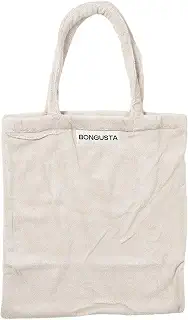 [ボングスタ] Naram Totebag ナラム トートバッグ a4 縦型 レディース メンズ トート 無地 タオル生地 オーガニックコットン100％ コットン ロゴ タオル地 パイル時 北欧 タオル地 カラー8色