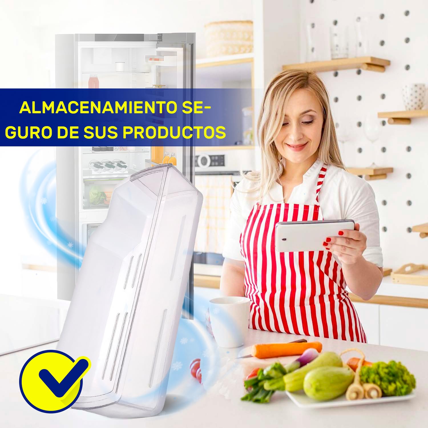 Estante Botellero Frigorifico 375 x 195 x 95 mm con Código Original AAP73751503 para LG - MADE IN EU - Garantía de 10 Años - MONTERAL