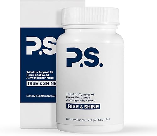 Miniatura 7 de PS Suplemento prémium de hierba de cabra cachonda con tribulus, fenogreco, maca, ashwagandha y Tongkat Ali - Apoya la energía, vitalidad y