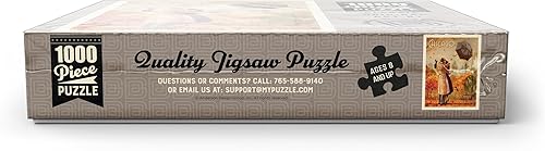 Miniatura 10 de Chicago Windy City Kiss póster vintage rompecabezas de 1000 piezas de primera calidad fabricado en Estados Unidos