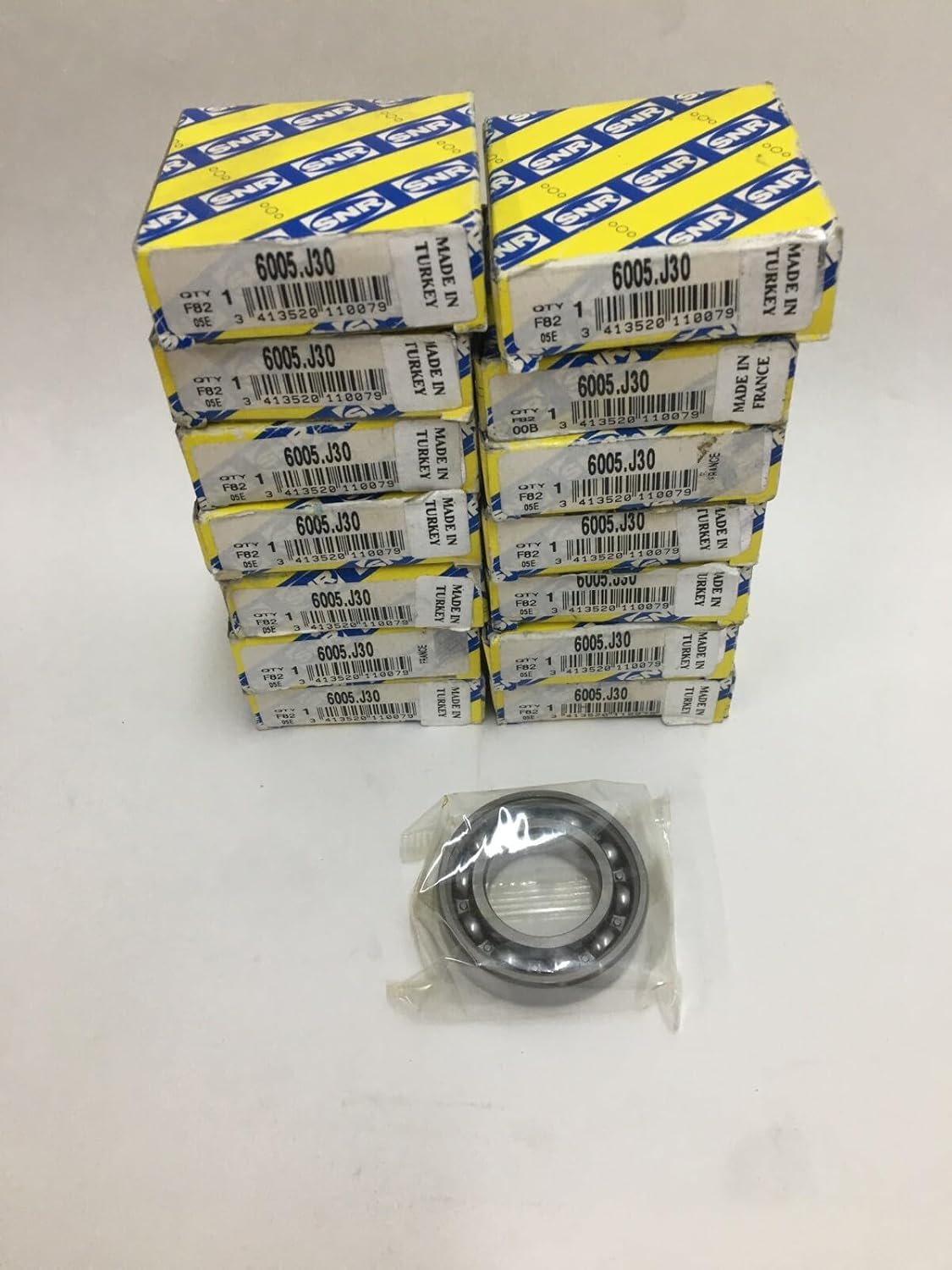 SNR 6005J30 Single Row Deep Groove Ball Bearing