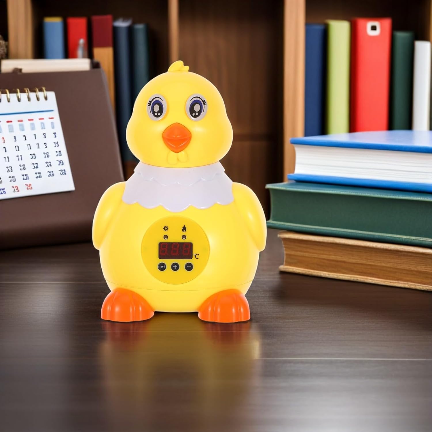 Uonlytech Fully Automatic Chicken Egg Incubator for 6 Eggs with Temperature and Humidity Control, Small Smart Hatching Machine Suitable for Poultry Farming and Home Use, 20w US Voltage Ac110