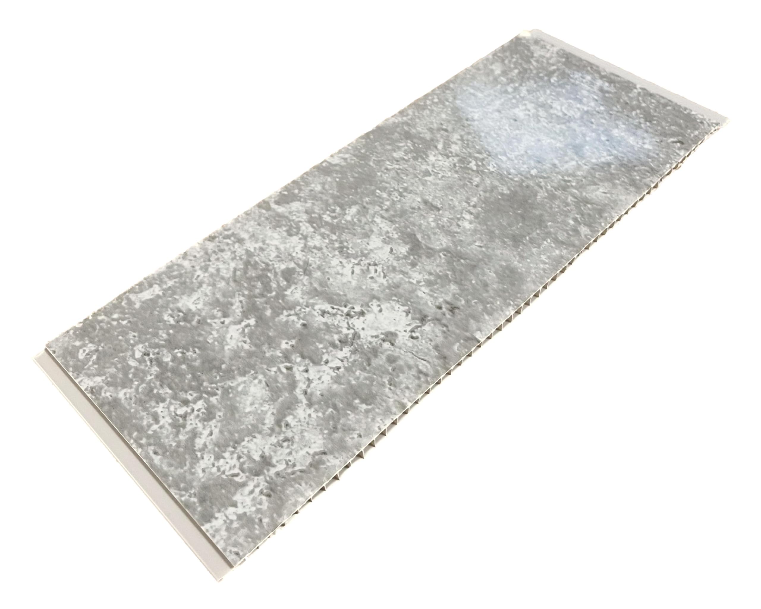 Dbs Grey Concrete Gloss 5Mm Sample Piece Bathroom Pvc Cladding Wall Shower Panel Sample