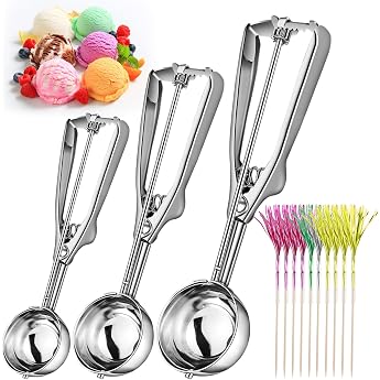 Ice Cream Scoop Stainless Steel Ice Cream Scoop 3 Models