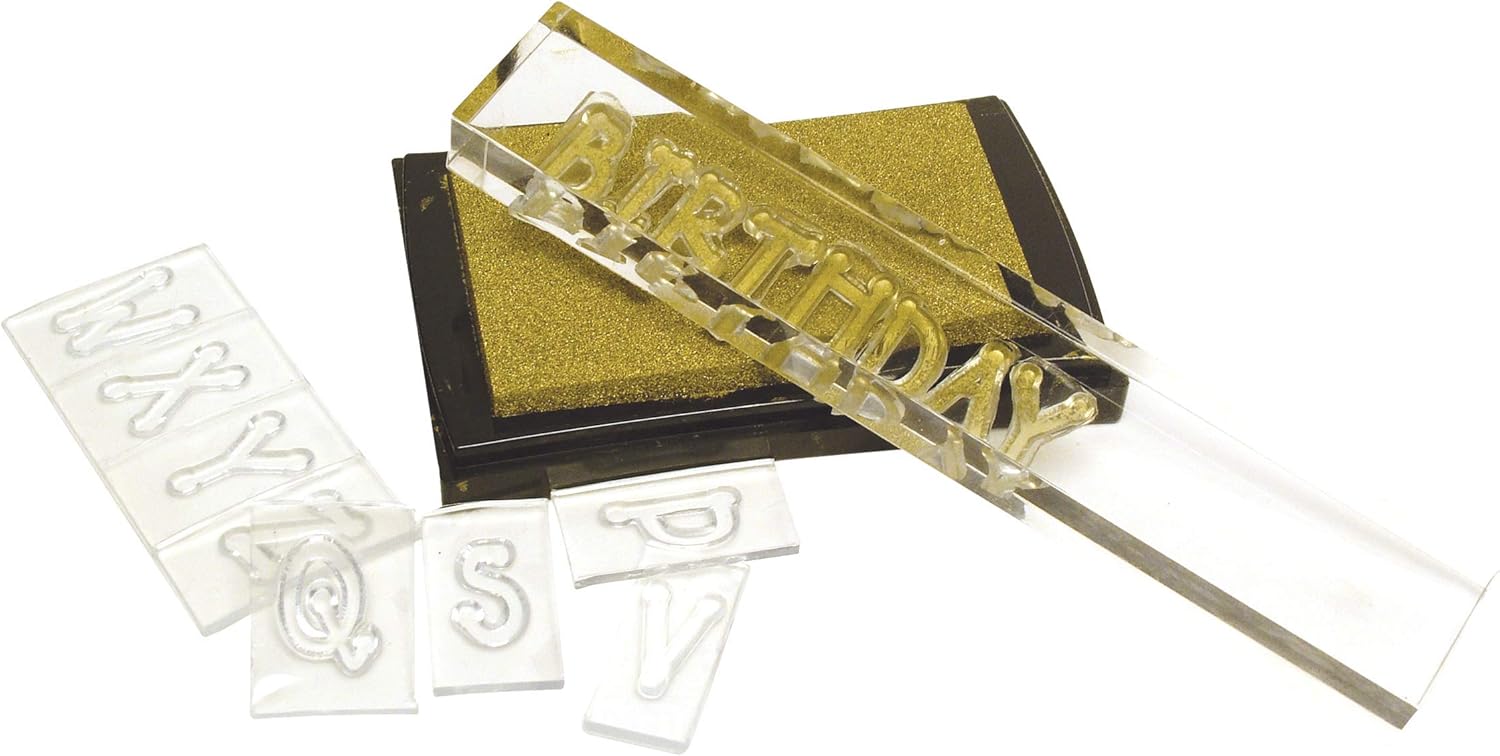 Rayher Acrylic Cube Blocks Set, Tab-Card 3 Sizes, Transparent