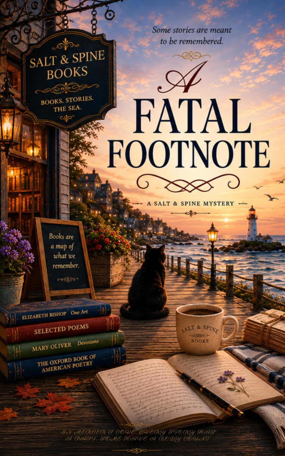 A Fatal Footnote: A Salt & Spine Mystery — A Cozy Bookshop Mystery