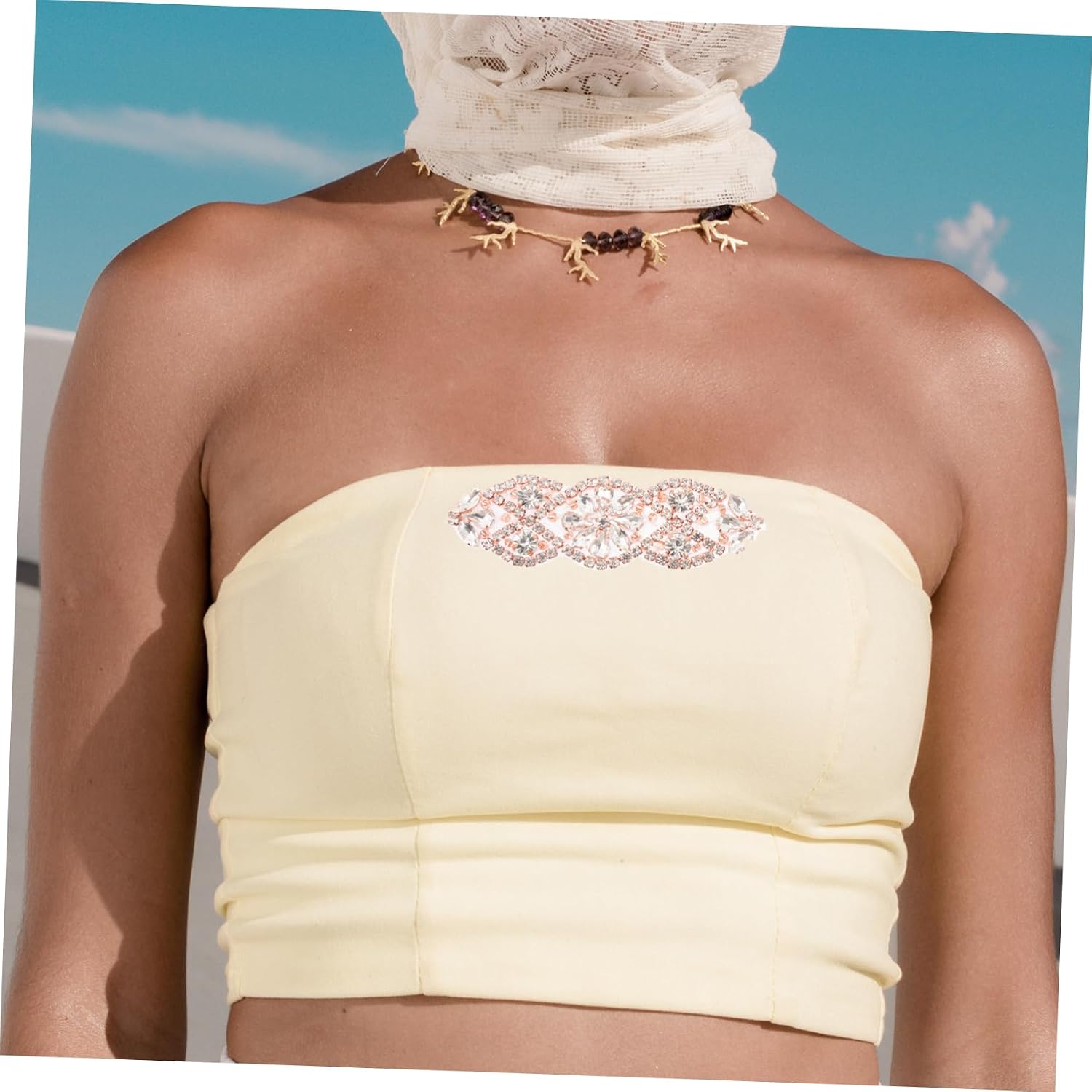 Rhinestone Applique Bridal Belt Wedding Dress Belt Fashionable Rhinestone Patches