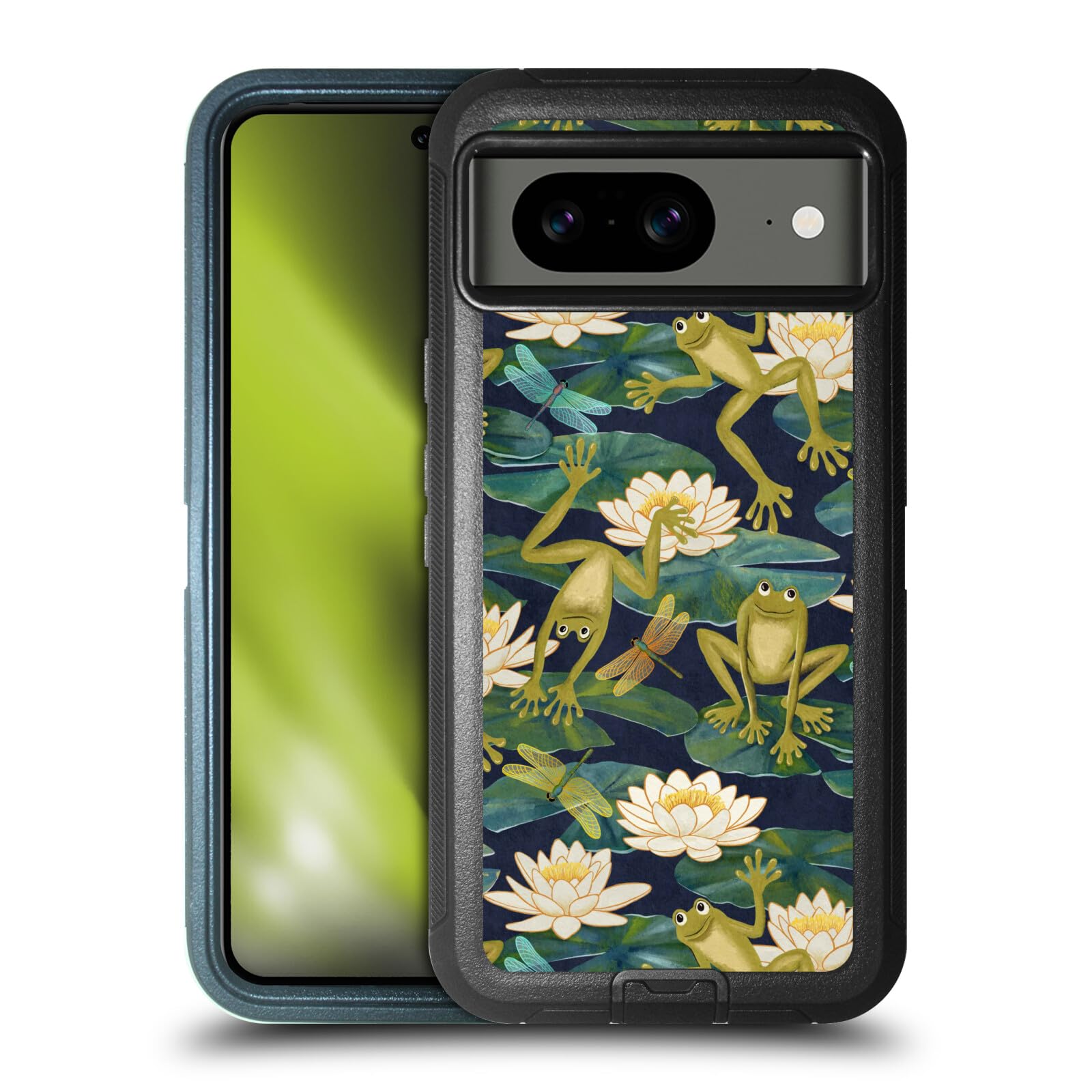 Étui antichoc Google Pixel 8 coque de protection motif lys - 8