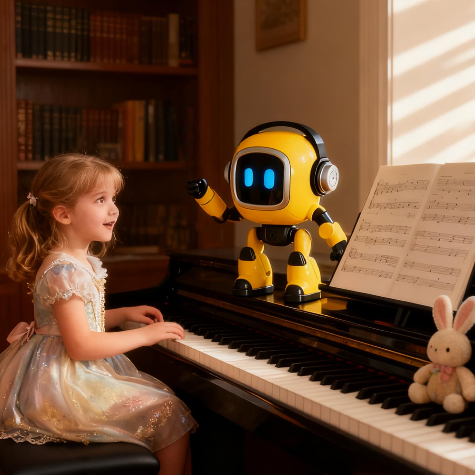 Robotiques pour,Intelligent Et Interactif - Robot De Bureau avec Intelligence Artificielle,pour Les Garçons Et Les Filles, pour La Et Les Adultes, pour Les Anniversaires, Les Fêtes Et
