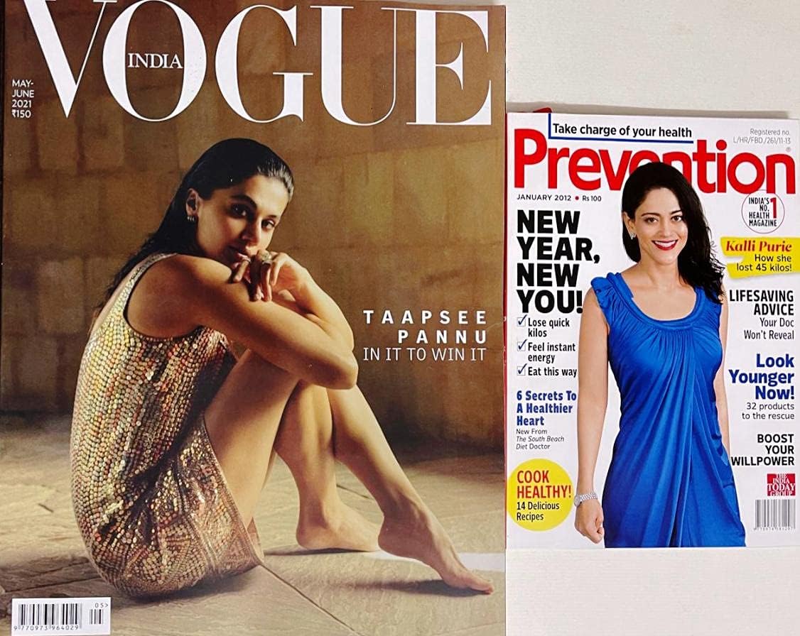 Vogue India May/ June 2021 With Free Prevention Magazine ( Taapsee Pannu IN It To Wini It )