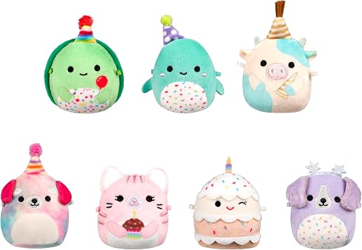 Squishmallows Original Micromallows Plush Birthday Countdown 7-Pack