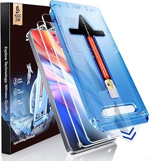 MAGIC JOHN 2 Pack for Samsung Galaxy S25 Edge Tempered Glass Screen Protector, Bubble Free, Easy Installation, Auto Dust-Elimination