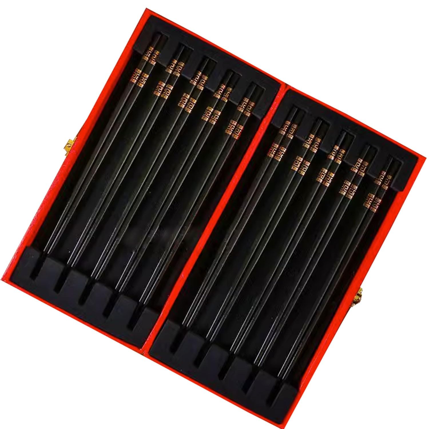 Baguettes réutilisables, 10 Baguettes Doubles en céramique antidérapantes, réutilisables, (E 25cm)