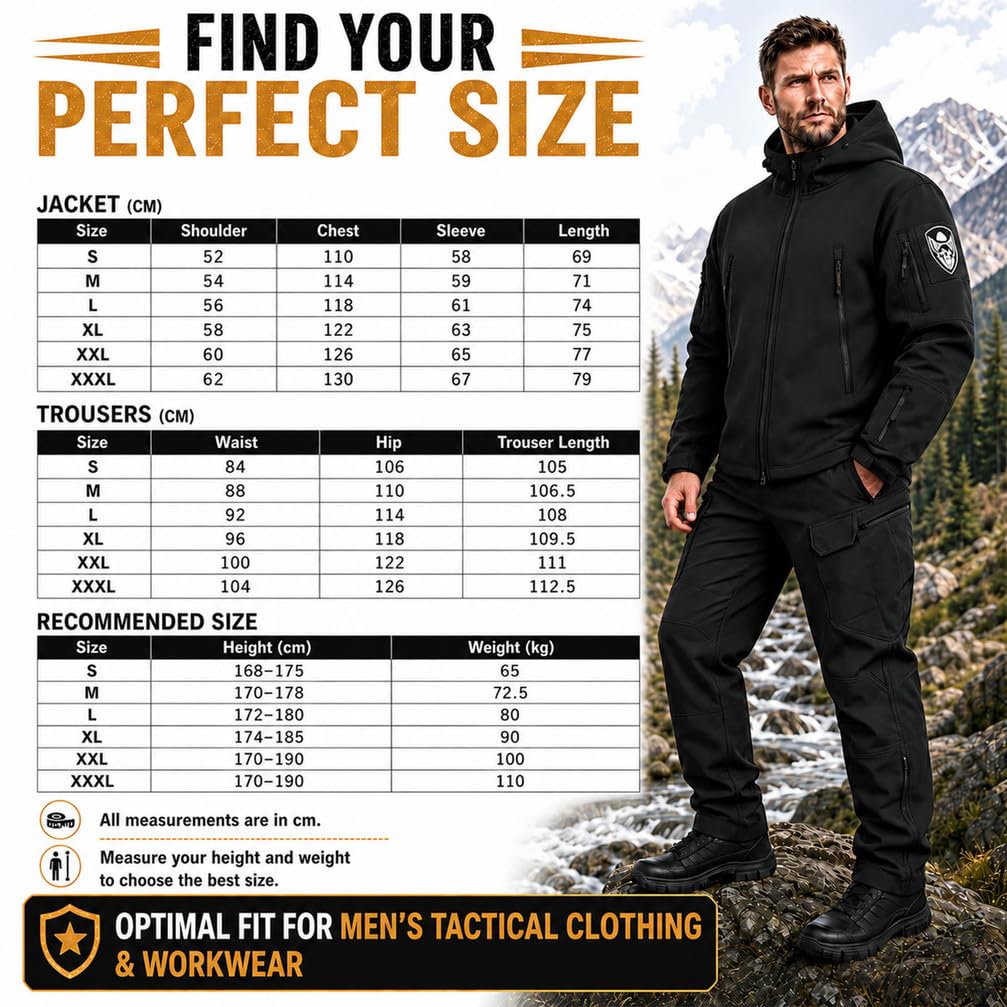 Traje Táctico Militar De Combate y Caza para Hombres, Conjunto De Entrenamiento con Chaqueta Militar, Equipamiento De Camuflaje