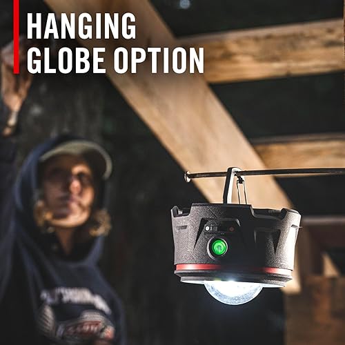 Miniatura 9 de Coast EAL40R Linterna de camping de emergencia recargable de 2500 lúmenes con modo intermitente rojo, mosquetón, difusor, mango plegable, modo bajo