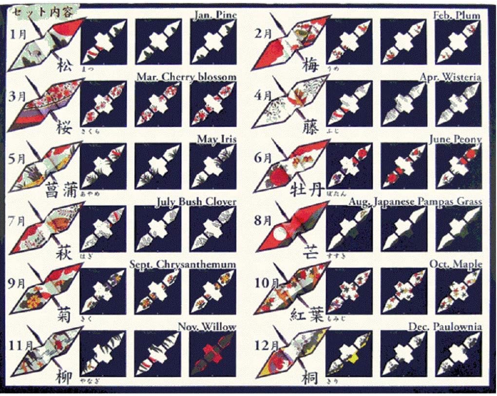 Toyo Origami for Crane, Orifuda 15cm x 15cm 48 Patterns 1 Sheet Each (006201)