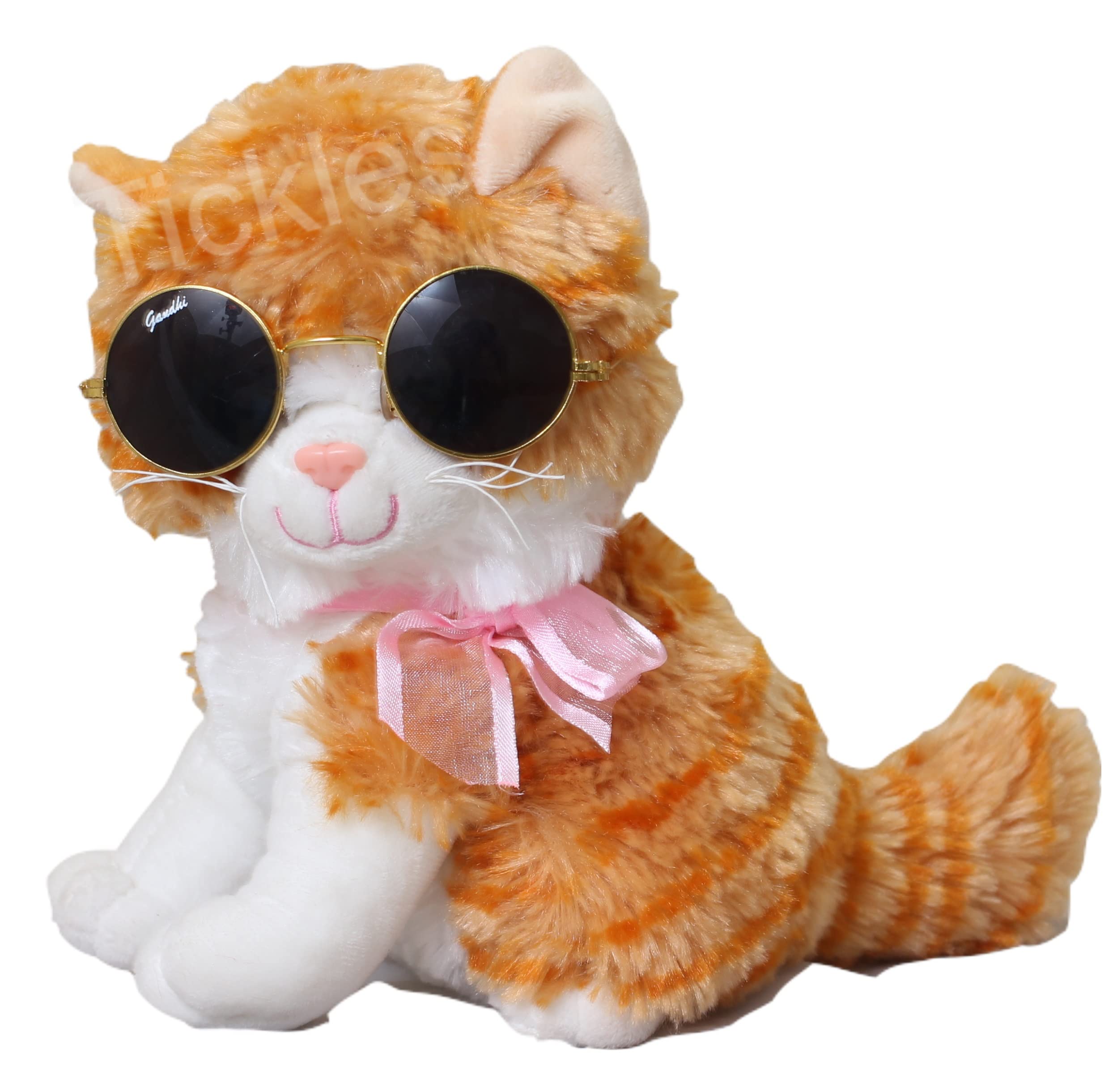 See full amazon price history chart for Tickles Sitting Cat Wearing Googles Glitter Eye Soft Stuffed Plush Animal Toy for Kids Birthday Gift Room (Color: Orange Size: 20 cm) Tickles Sitting Cat Wearing Googles Glitter Eye Soft Stuffed Plush Animal Toy for Kids Birthday Gift Room (Color: Orange Size: 20 cm) (B09MYVLN15) Amazon Price History, Amazon Price Tracker