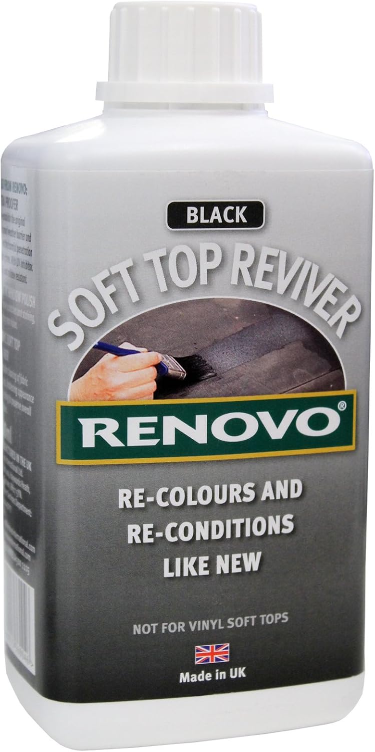 Renovo Soft Top Reviver - Black (500ml)