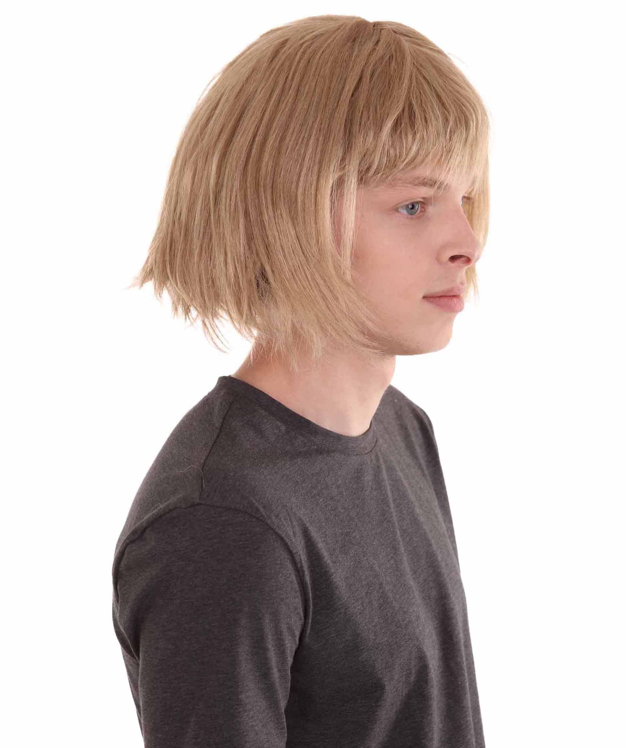 HPO Men's Adult Comedy TV/Movie Character Cosplay Wig in Blonde, Brown - Image 3