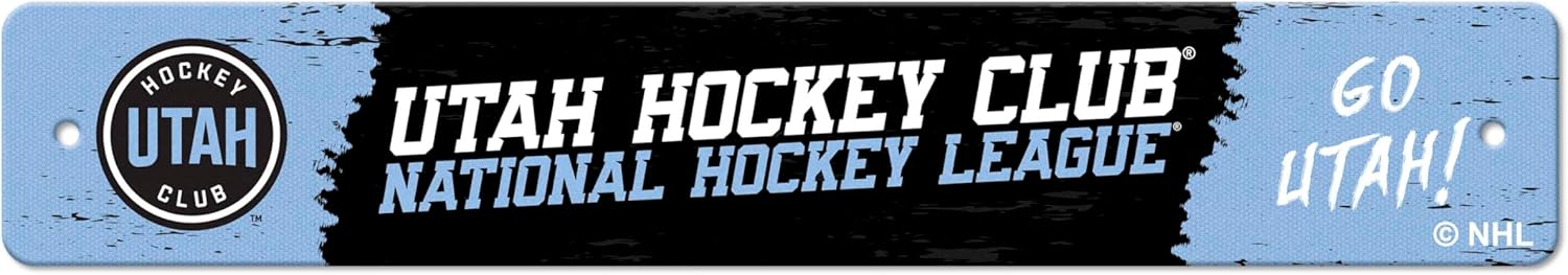 FANMATS 48460 NHL - Anaheim Ducks Metal Street Sign | Black & Orange | 4"x24" | Duck Foot Primary Logo