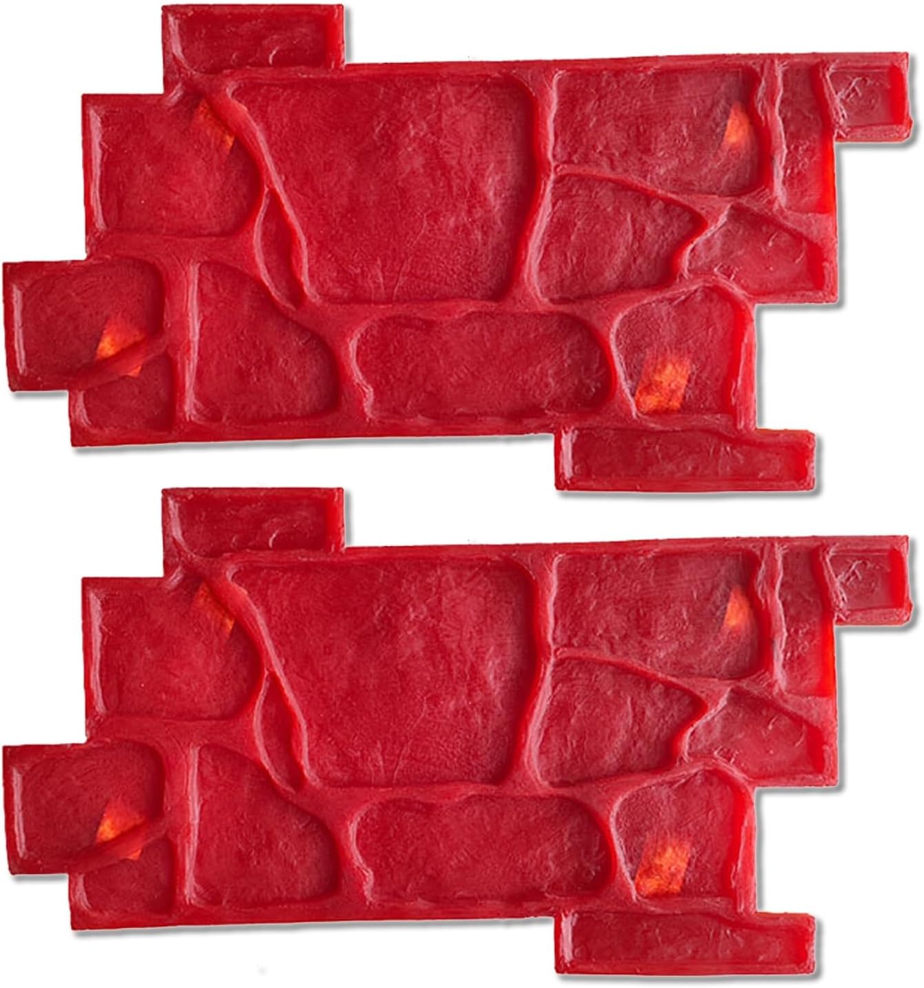 Concrete Stamps Mats, Concrete Paver Molds With Hands, Realistic Natural Texture Polyurethane Concrete Stamping Mat for Walls/Floors（1pcs/2pcs）